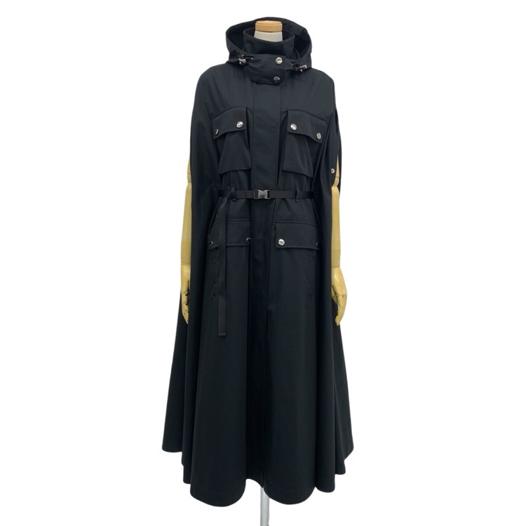 Dior ディオール ロングトレンチケープコート ポンチョ ブラック 34 427M52A3332