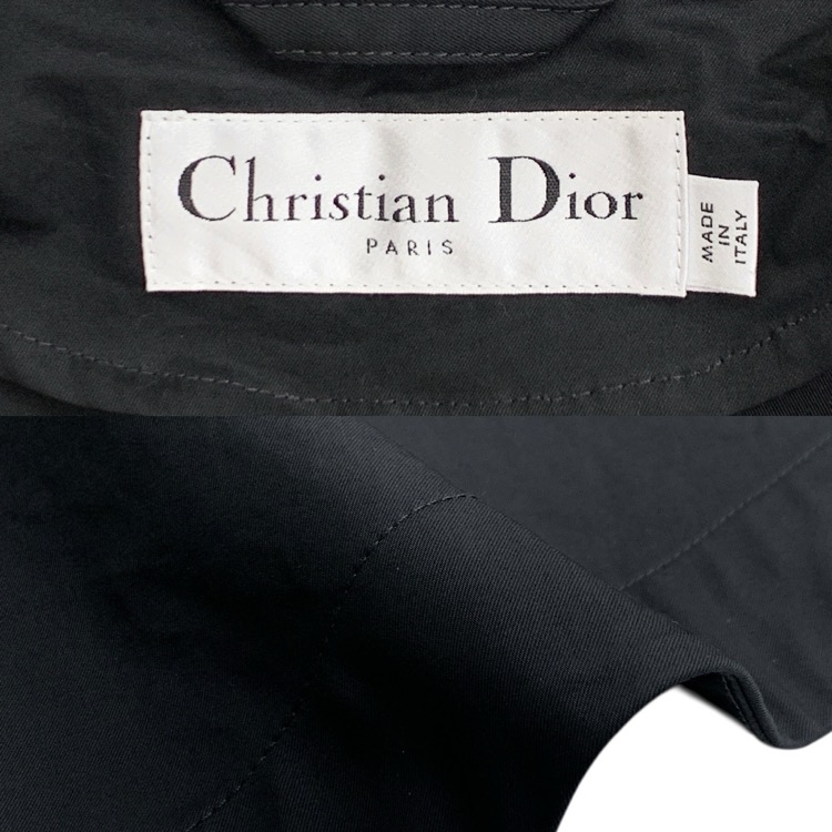 Dior ディオール ロングトレンチケープコート ポンチョ ブラック 34 427M52A3332