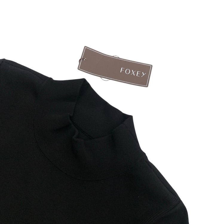 FOXEY フォクシー ロミー ニットトップ ブラックブラック 38 45016-KSTOY