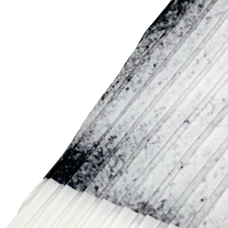 ISSEY MIYAKE イッセイミヤケ Shadow Study Pleats Skirt Shadow プリーツスカート ブラック×ホワイト 2 IM51FG661