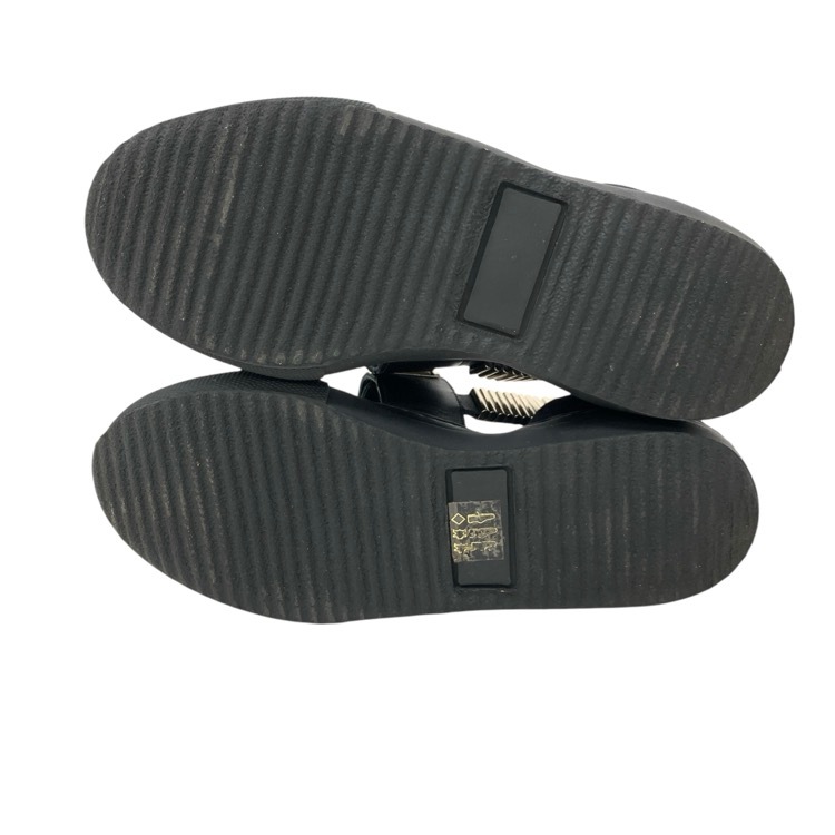 TOGA PULLA トーガプルラ METAL SNEAKER SANDALS メタルスニーカー サンダル ブラック 38 TP61-AJ664