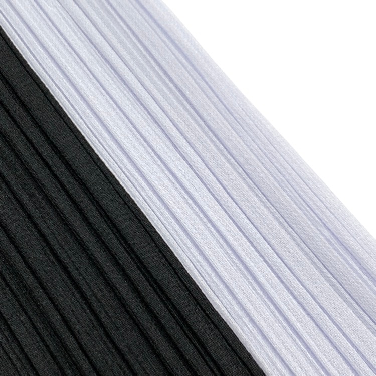 PLEATS PLEASE ISSEY MIYAKE プリーツプリーズ SALT PANTS プリーツストレートパンツ ブラック×ブルー 4 PP41JF472