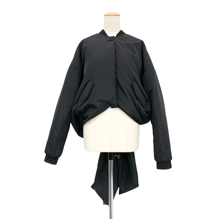 CECILIE BAHNSEN セシリーバンセン UBON JACKET バッリボン中綿ブルゾン ブラック 8 2.23OTW14002