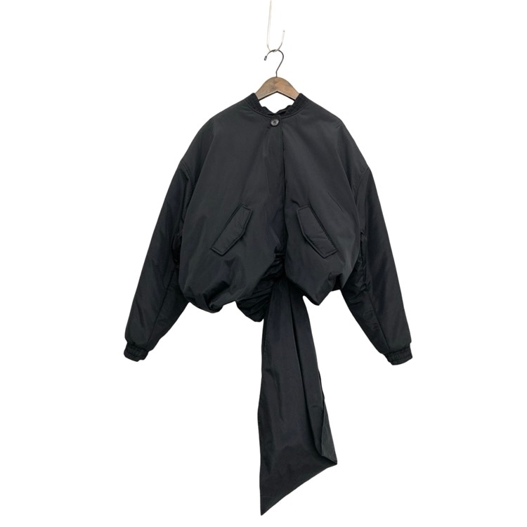 CECILIE BAHNSEN セシリーバンセン UBON JACKET バッリボン中綿ブルゾン ブラック 8 2.23OTW14002
