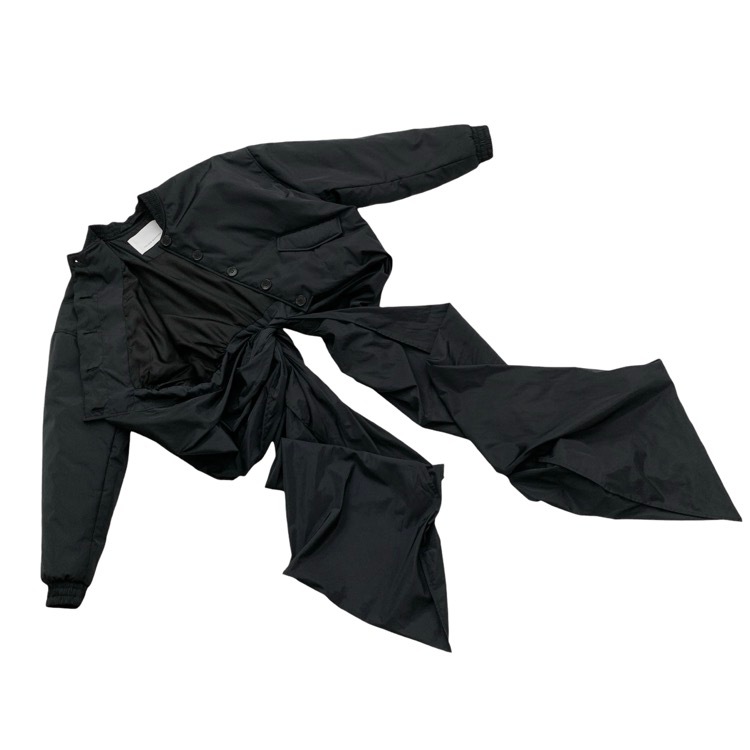 CECILIE BAHNSEN セシリーバンセン UBON JACKET バッリボン中綿ブルゾン ブラック 8 2.23OTW14002