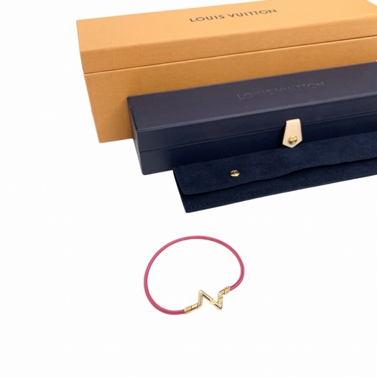 LOUIS VUITTON ルイ・ヴィトン ブレスレット LV ヴォルト アップサイド ダウン PM K18YG×ピンク Q05351