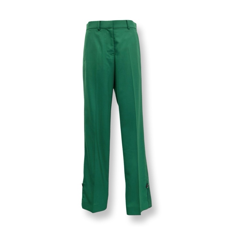 sacai サカイ Suiting Pants サイドラインスーチングパンツ グリーン 1 22-06048