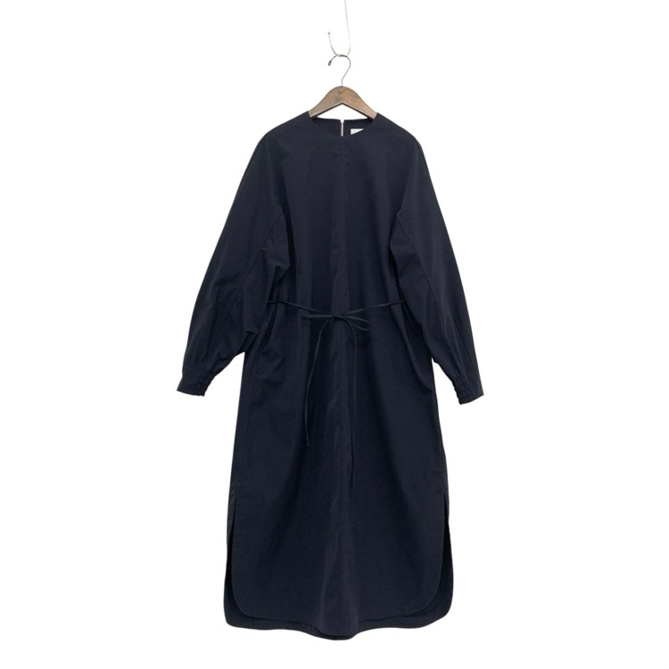 HYKE ハイク TASLAN TWILL DRESS タスランツイルワンピース ネイビー 1 242-16219