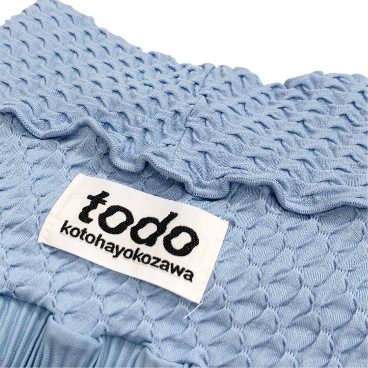 todo kotohayokozawa コトハヨコザワ Shrink short sleeve top