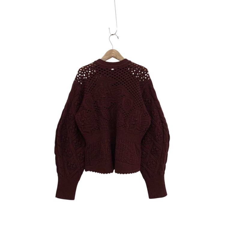 Mame Kurogouchi マメクロゴウチ Multi Pattern Low Gauge Knitted Top
