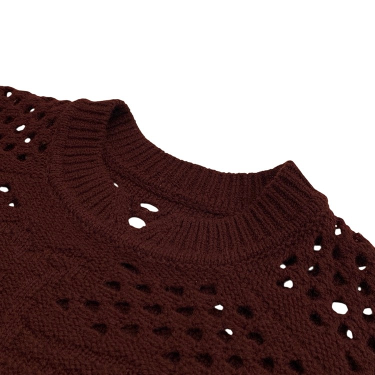 【新品・未使用】マメクロゴウチ　マルチパターンローゲージニットトップ Mame Kurogouchi マメクロゴウチ Multi Pattern Low Gauge Knitted Top