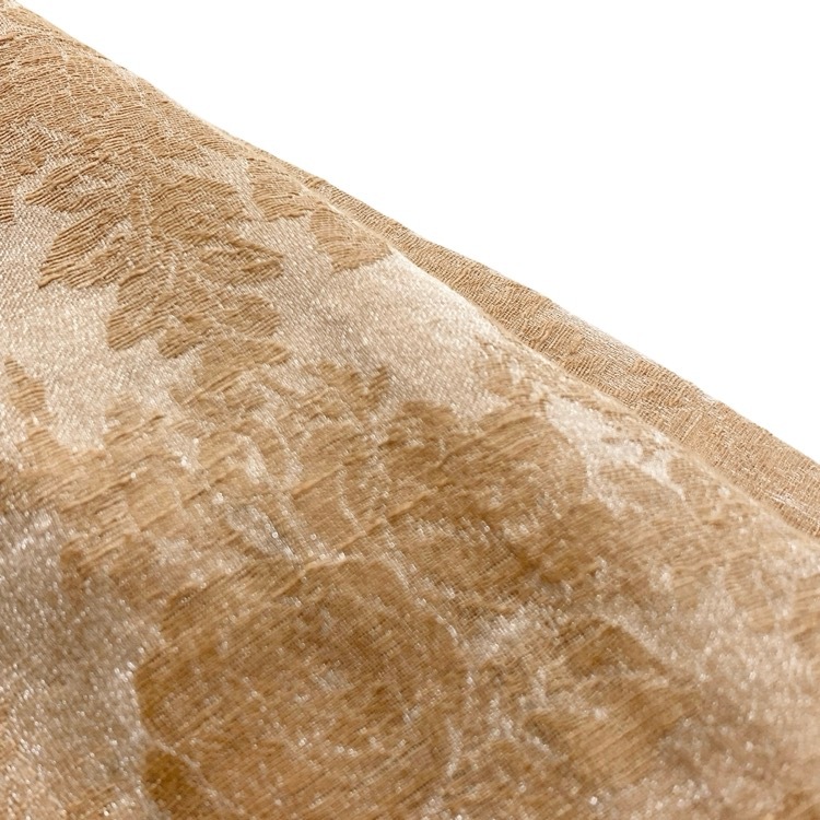 Mame Kurogouchi マメクロゴウチ Sparkling Slub Jaquard Coat ジャガードガウンコート ブラウン 1 MM19SS-CO030