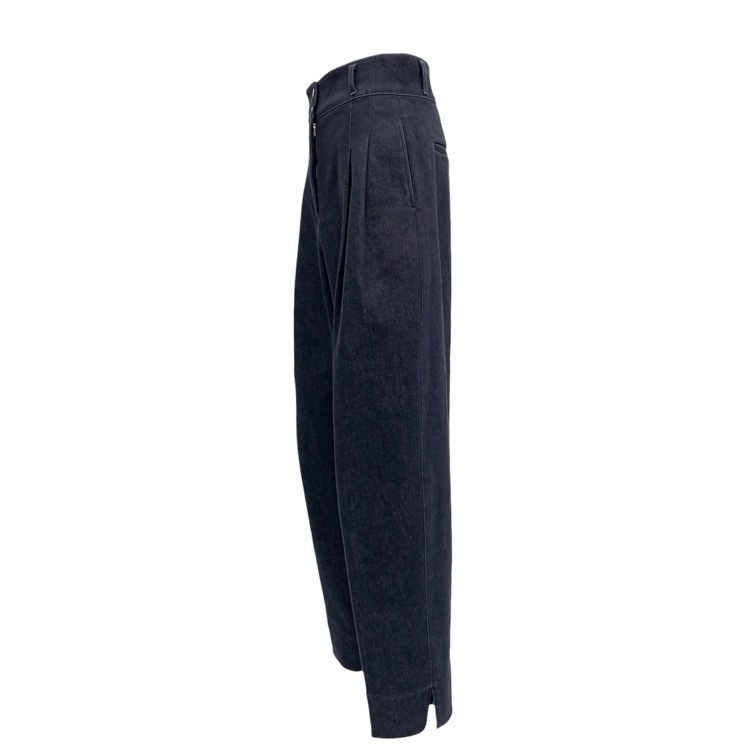 deres デレス first denim pants ハイウエストタックデニムパンツ インディゴ 2 DER24SS-PT-001