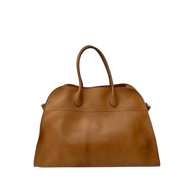 THE ROW ザ ロウ SOFT MARGAUX 15 ソフトマルゴー トートバッグ タン W1255 L72