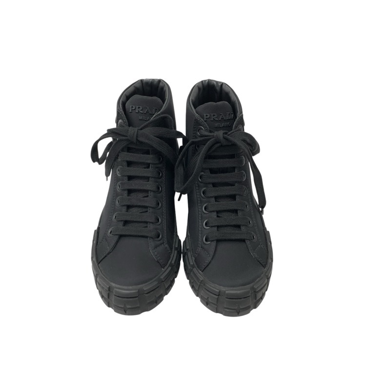 PRADA プラダ RE-NYLON ハイカット スニーカー ブラック 35.5 1T498M_1YFL_F0002_F_035