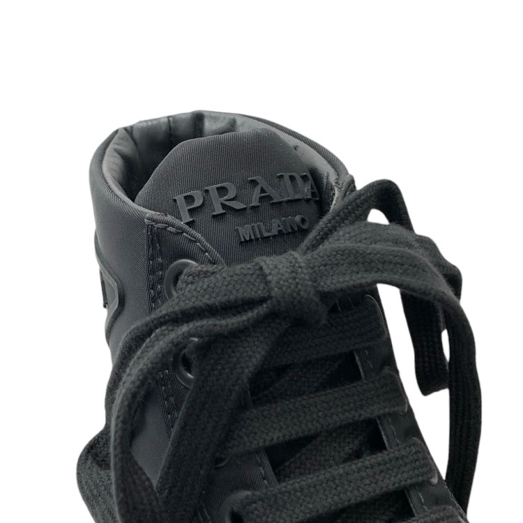 PRADA プラダ RE-NYLON ハイカット スニーカー ブラック 35.5 1T498M_1YFL_F0002_F_035