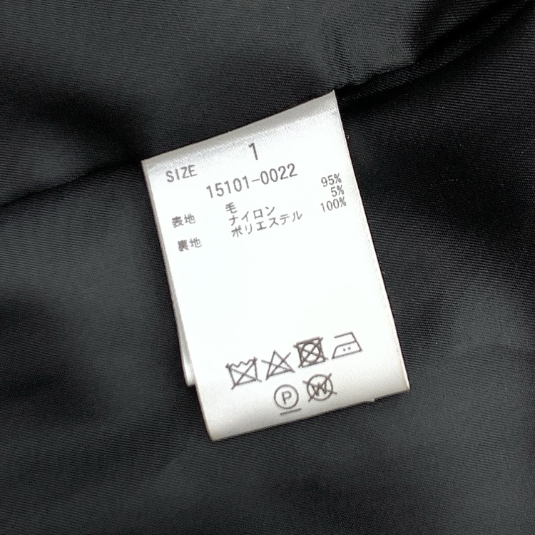 CLANE クラネ SHORT SHAGGY COCOON OVER COAT 千鳥柄コクーンオーバー コート 1 15101-0022