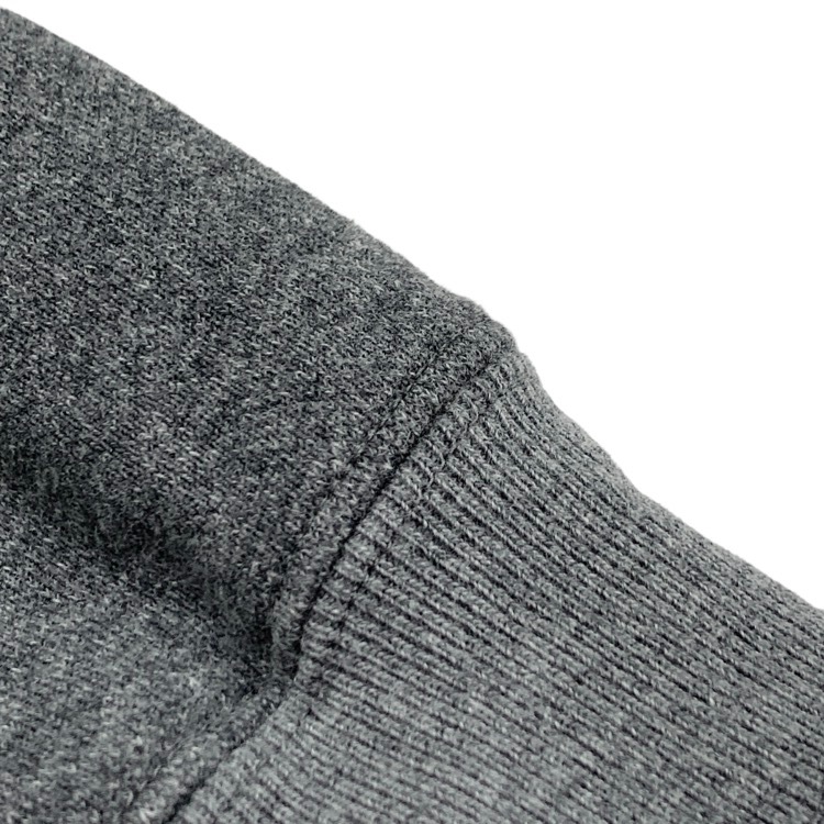 HYKE ハイク CROPPED SWEAT SHIRT クロップドスウェット カットソー グレー 1 12387