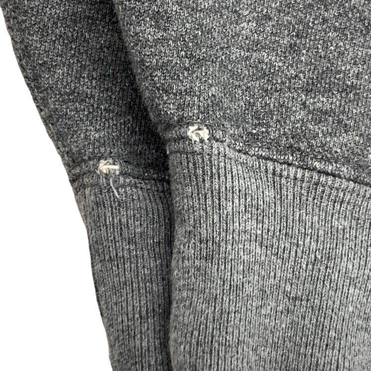 HYKE ハイク CROPPED SWEAT SHIRT クロップドスウェット カットソー グレー 1 12387