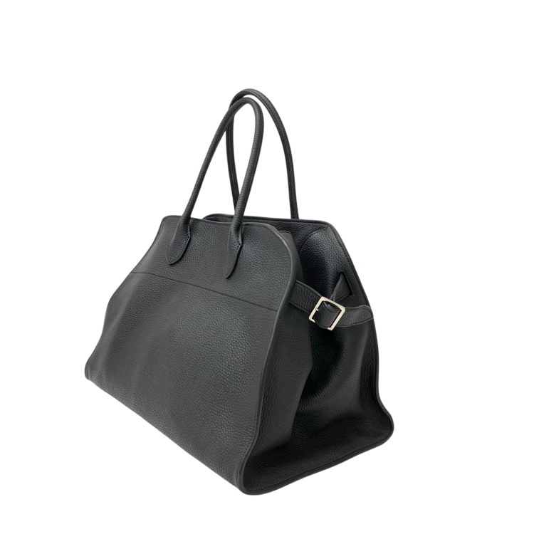 THE ROW ザ ロウ SOFT MARGAUX 15 ソフトマルゴー トートバッグ ブラック W1255 L133