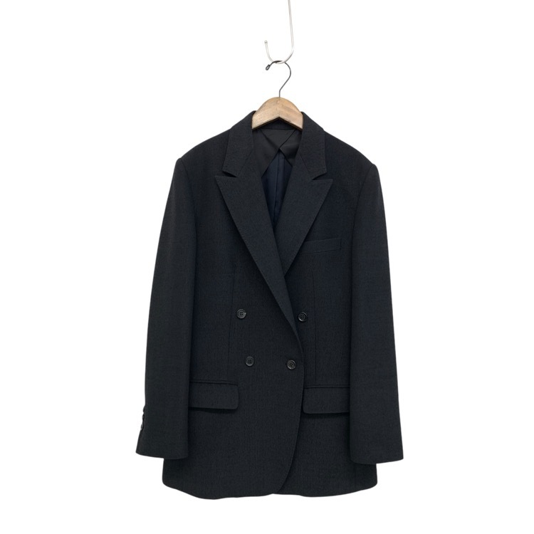 PHOTOCOPIEU フォトコピュー ジャケット JAMIE ウールシルク ブラック 38 222JMI