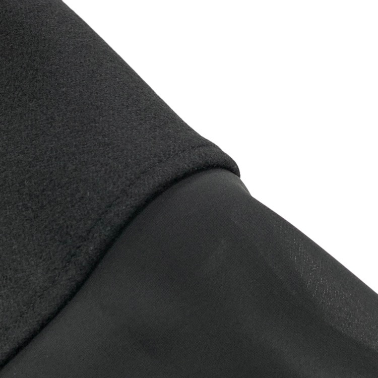 THE RERACS ザ リラクス フロントボタンスカート ブラック 36 24FW-RESK-169L-J