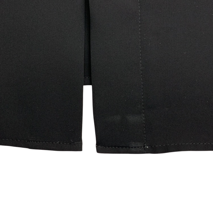 HYKE ハイク TWIST SATIN BALLOON SLEEVE DRESS バルーンスリーブドレス ワンピース ブラック 1 222-16139