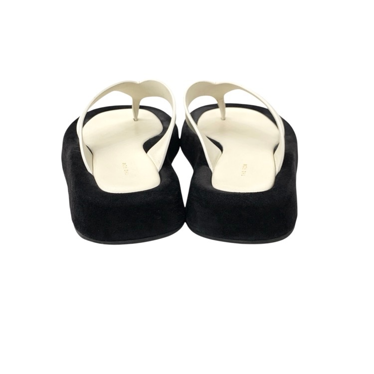 THE ROW ザロウ GINZA sandal サンダル ホワイト／ブラック 37 F1138L6525
