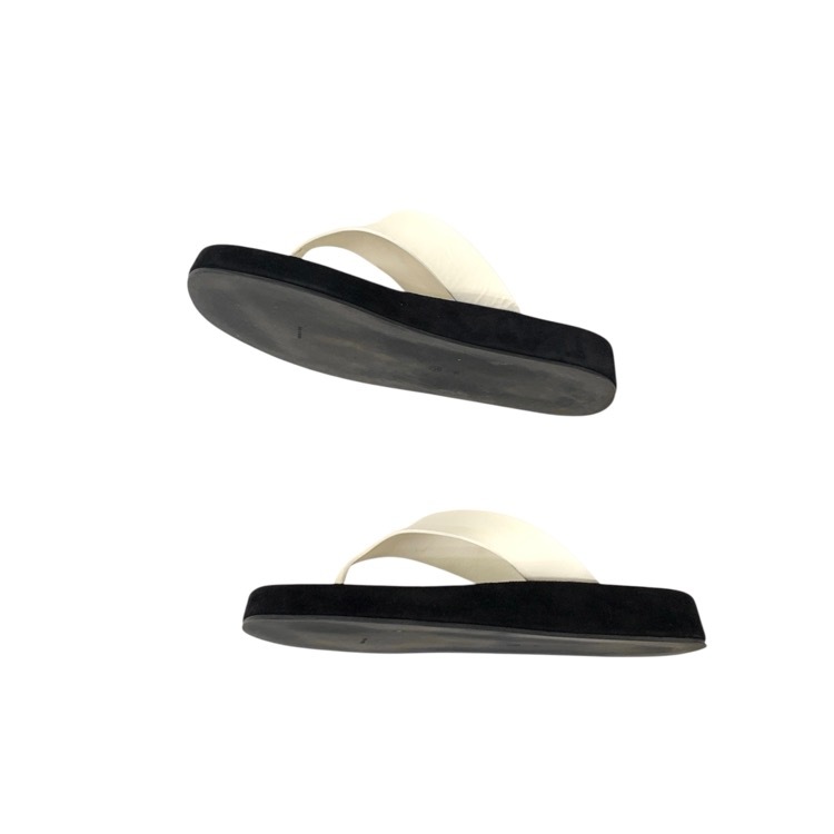 THE ROW ザロウ GINZA sandal サンダル ホワイト／ブラック 37 F1138L6525