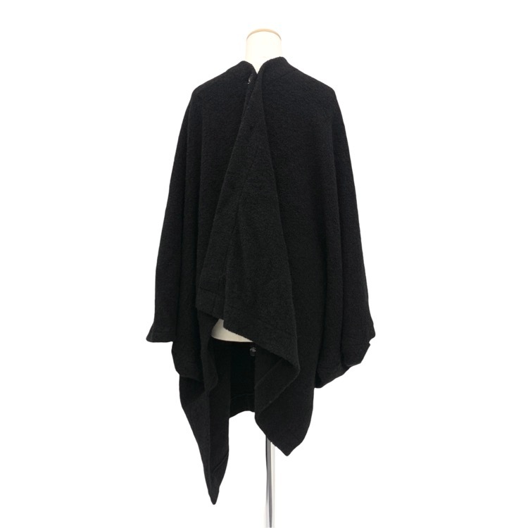ジュンヤワタナベコムデギャルソン アシンメトリーニットドレープポンチョ JUNYA WATANABE×COMME des GARCONS ジュンヤワタナベ コムデギャルソン