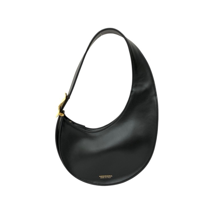 HARUNOBUMURATA ハルノブムラタ CONSTANTIN サークルバッグ レザー ショルダー ブラック HM24AW1115-ARZ02