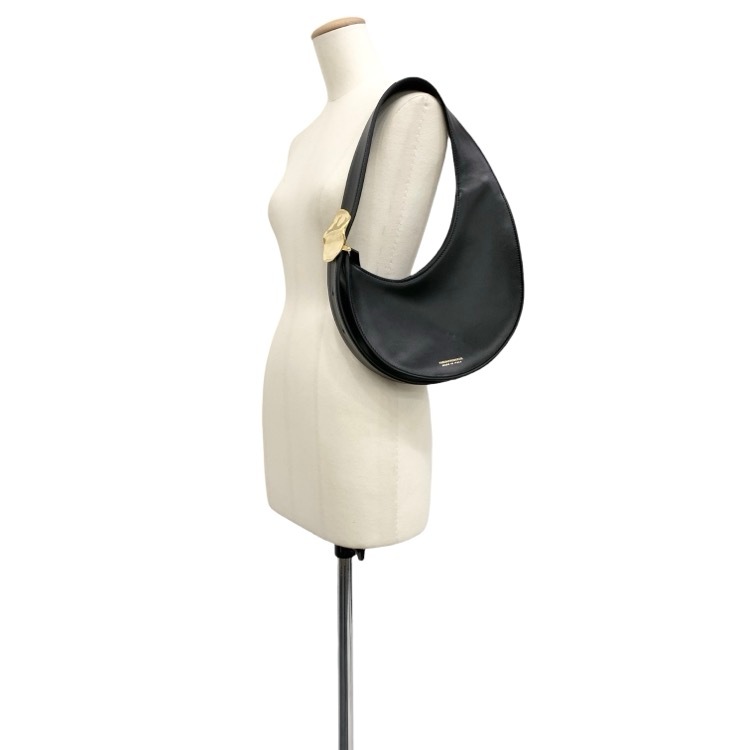 HARUNOBUMURATA ハルノブムラタ CONSTANTIN サークルバッグ レザー ショルダー ブラック HM24AW1115-ARZ02