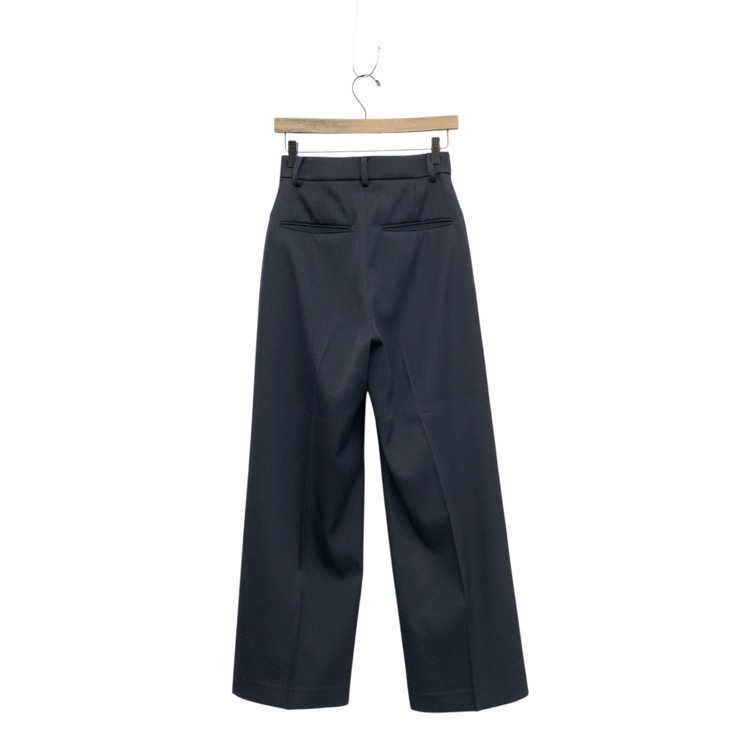 BORDERS at BALCONY ボーダーズアットバルコニー FLAP PANTS フラップポケットワイドパンツ ネイビー 36 BD2411-3G-08