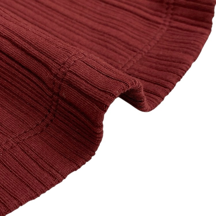 未使用品 2025AW Mame Kurogouchi マメクロゴウチ Random Ribbed Organic Cotton 2way Dress ランダムリブ2wayジャージードレスワンピース MM25FW-JS003