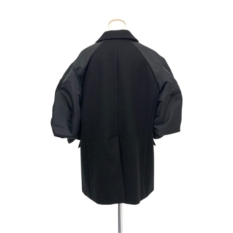 sacai サカイ Wool Melton x Nylon Twill Jacket ウールメルトン