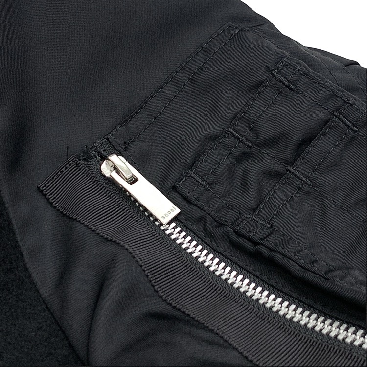 sacai サカイ Wool Melton x Nylon Twill Jacket ウールメルトン×ナイロンツイル ジャケット ブラック 2 23-06925