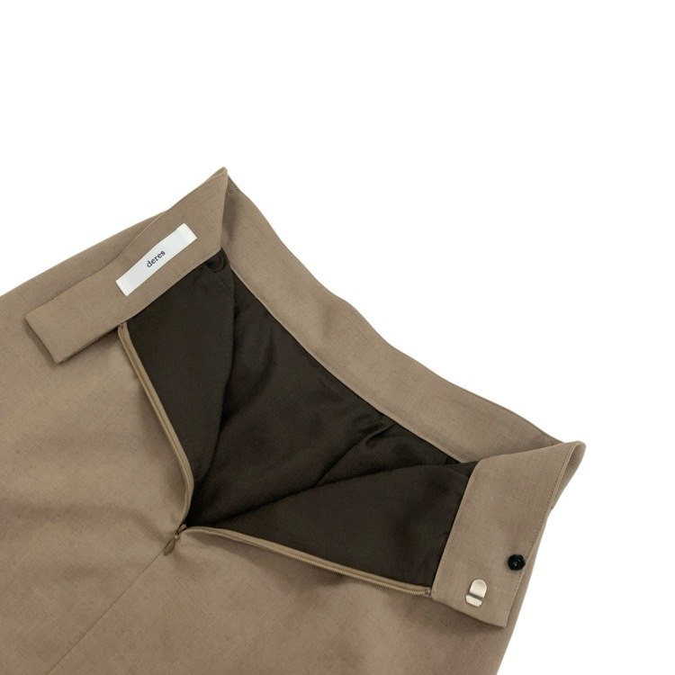 2025SS deres デレス Jemma breakthrough skirt ブレイクスルーロングスカート ベージュミラノベージュ 1 DER25SS-SK-001