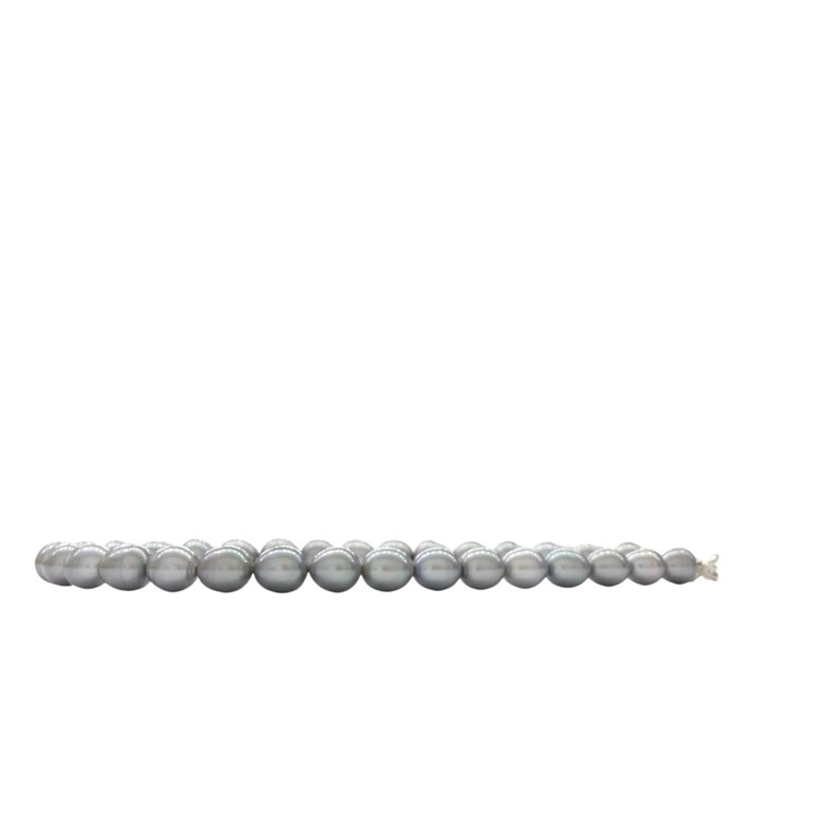 R.ALAGAN ララガン MEDIUM PEARL NECKLACE フレッシュパール グレー L-26