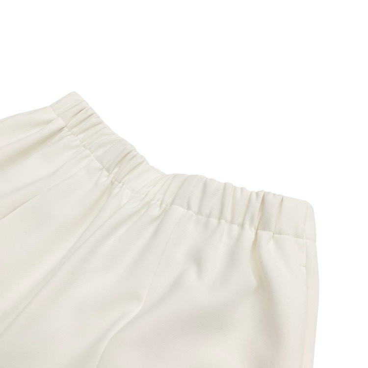 ENFOLD エンフォルド FRONT-CURVE PANTS フロントカーブパンツ ホワイト 36 300HA231-2090