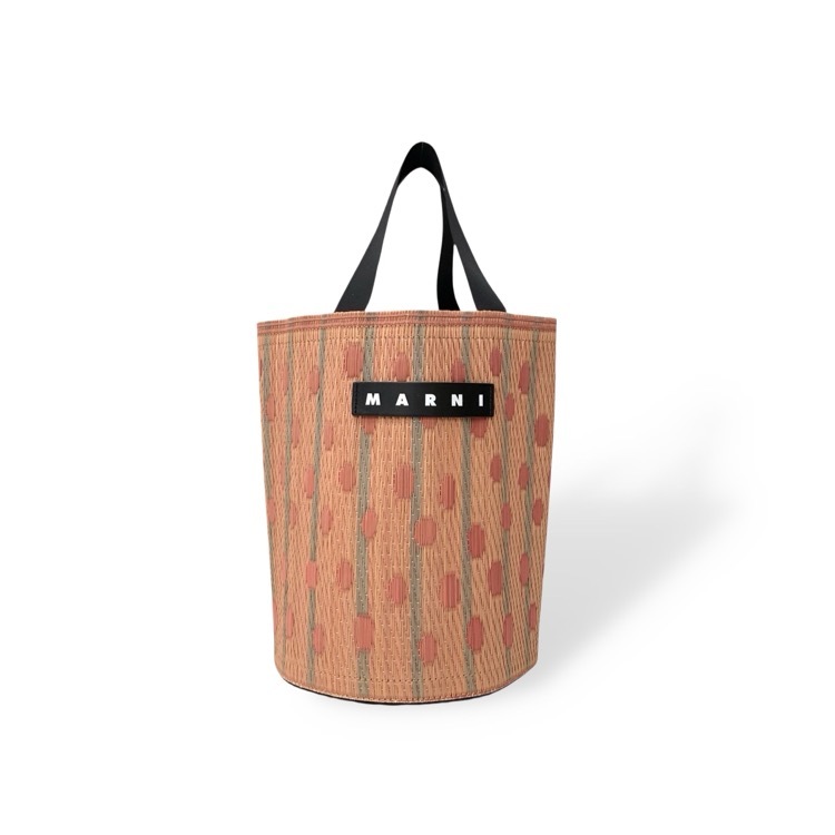 MARNI MARKET マルニ マーケット タタミバケットバッグ シンダーローズ F