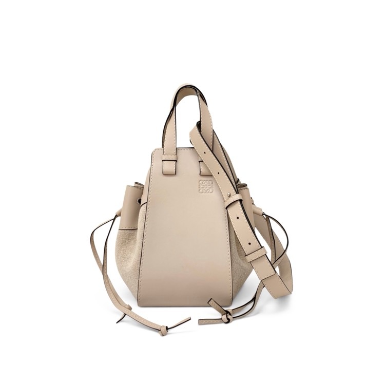 LOEWE ロエベ ハンモック カーフ・リネン ライトオーツ スモール
