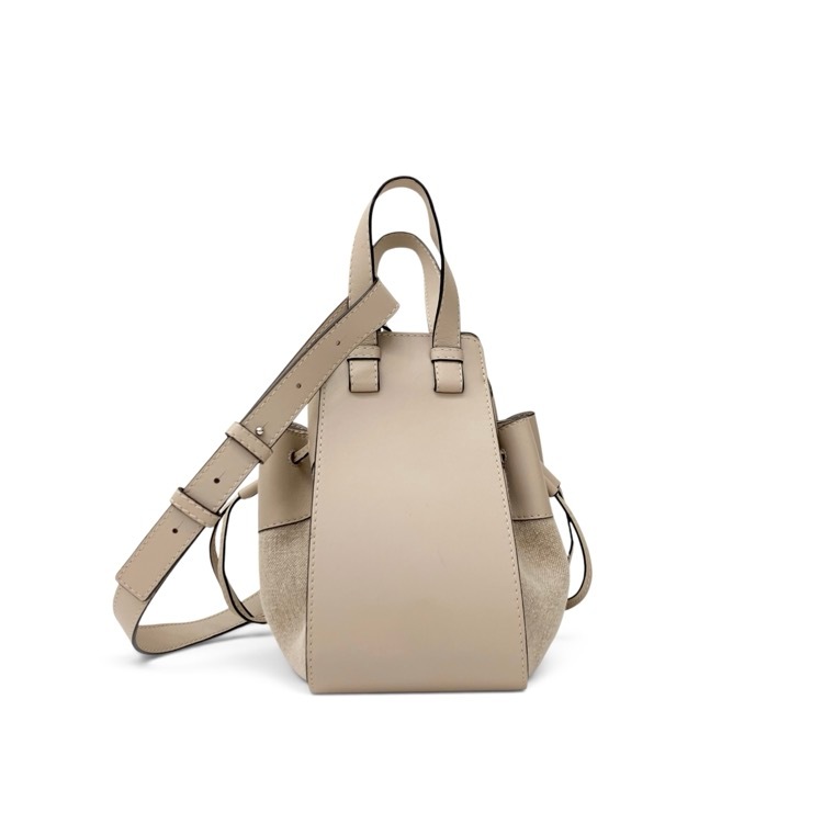 LOEWE ロエベ ハンモック カーフ・リネン ライトオーツ スモール