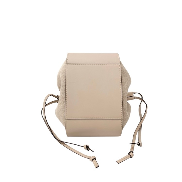 LOEWE ロエベ ハンモック カーフ・リネン ライトオーツ スモール
