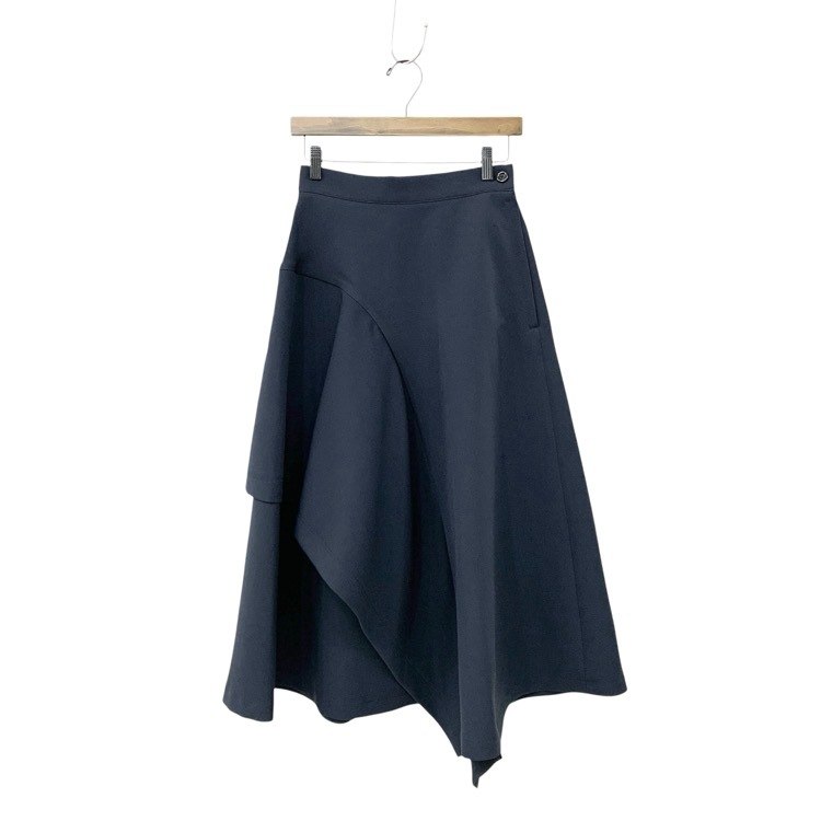 UJOH ウジョー ランダムヘムスカート ネイビー 2 U754-S05-901