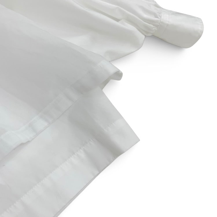 2025SS HYKE ハイク COTTON BALLOON SLEEVE BLOUSE コットンバルーンスリーブブラウス ホワイト 01 251-15238