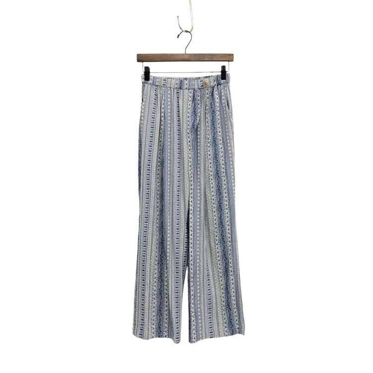 2025SS Mame Kurogouchi マメクロゴウチ Stripe Jacquard Relaxed Trousers ストライプジャガードリラックストラウザーパンツ MM25SS-PT081