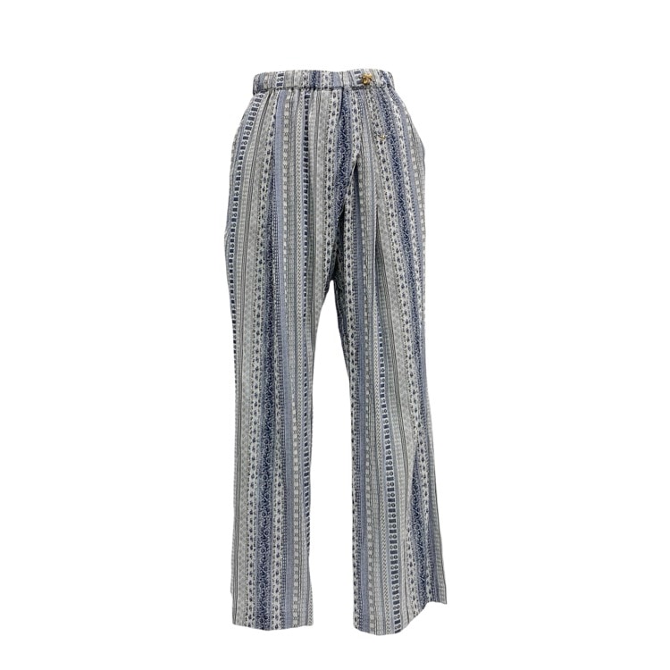 2025SS Mame Kurogouchi マメクロゴウチ Stripe Jacquard Relaxed Trousers ストライプジャガードリラックストラウザーパンツ MM25SS-PT081