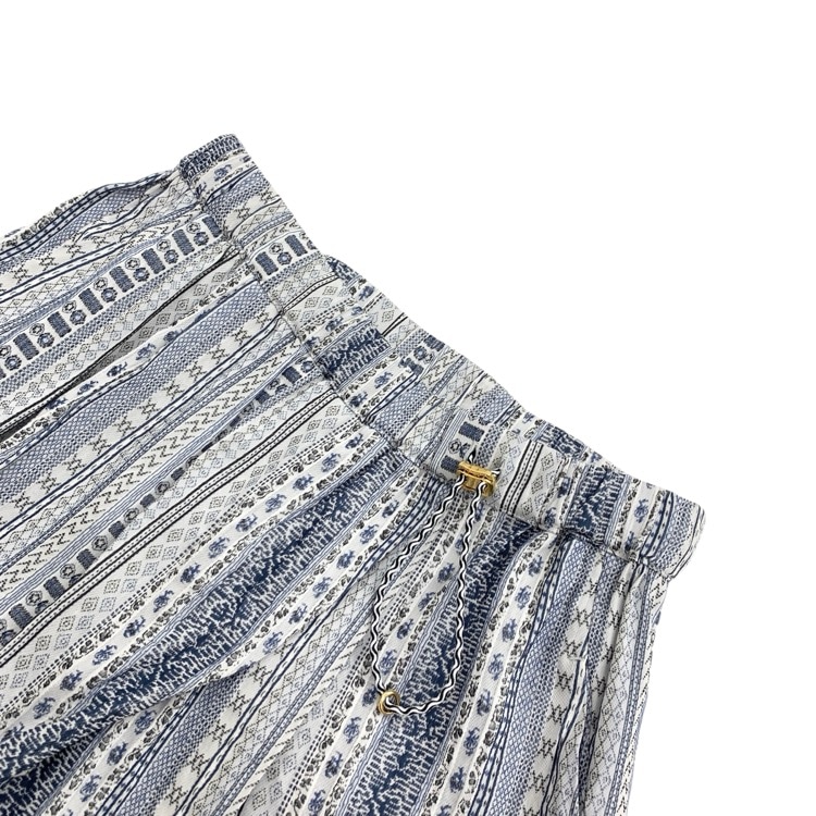 2025SS Mame Kurogouchi マメクロゴウチ Stripe Jacquard Relaxed Trousers ストライプジャガードリラックストラウザーパンツ MM25SS-PT081