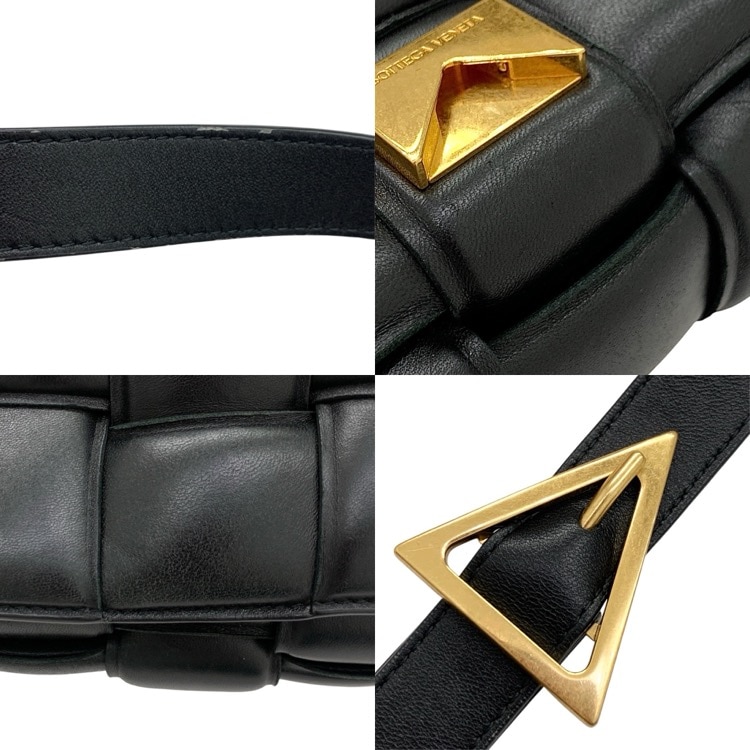 BOTTEGA VENETA ボッテガ・ヴェネタ パデッド カセット ショルダーバッグ ブラック 591970 VCQR1 842