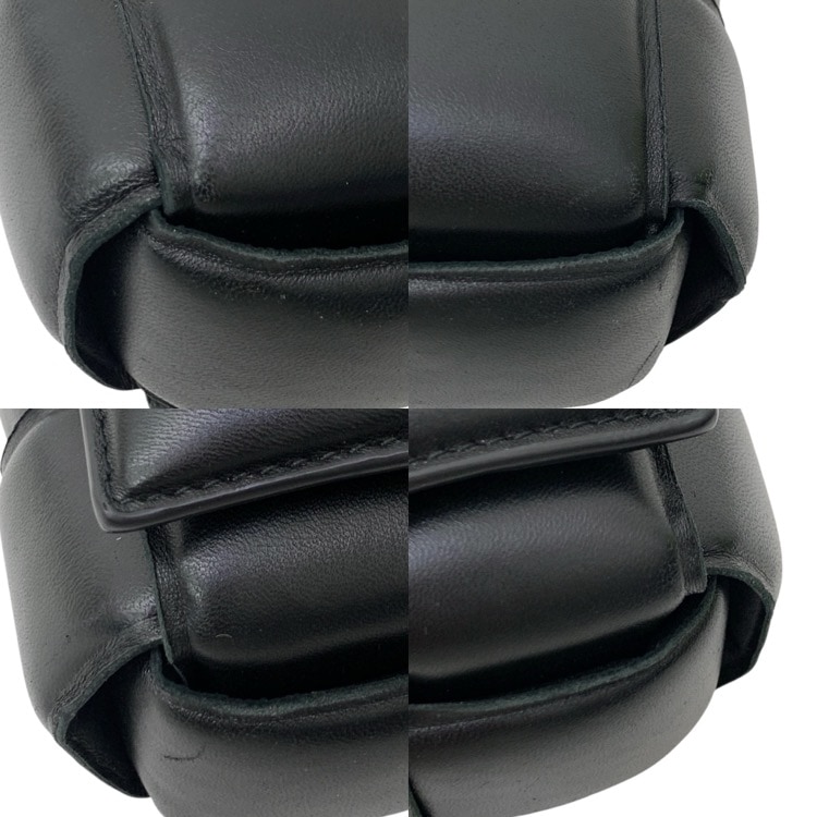 BOTTEGA VENETA ボッテガ・ヴェネタ パデッド カセット ショルダーバッグ ブラック 591970 VCQR1 842
